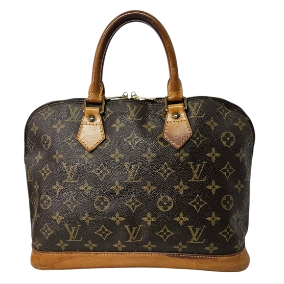 Louis Vuitton Alma PM Handbag in Monogram Canvas and Leather in Brown - Picture 3 of 15